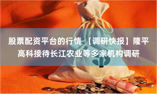 股票配资平台的行情 【调研快报】隆平高科接待长江农业等多家机构调研
